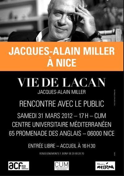 Jacques-Alain Miller, le célèbre psychanalyste et écrivain à Nice