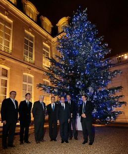 Le sapin de Noël de l’Élysée 2012