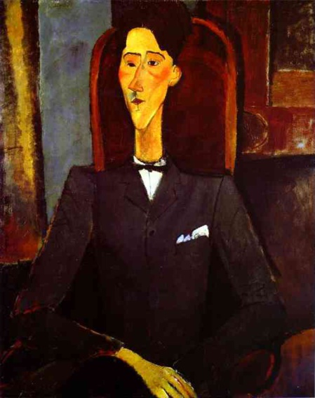Amedeo Modigliani, Jean Cocteau (1916), musée d'Art de l'université de Princeton.