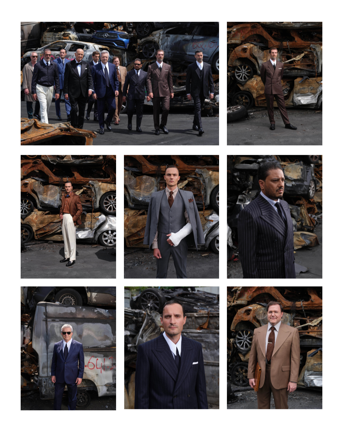 A Campaign That Celebrates Clients: The Mafia-Inspired Collection. (c) RIVES Via Dessauvages Communication.