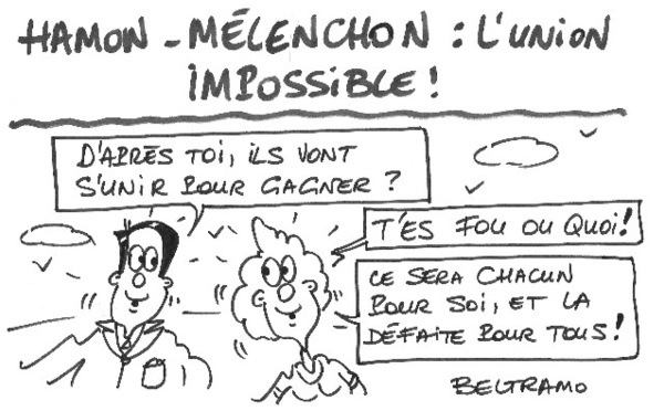 Hamon et Mélenchon désunis pour le pire