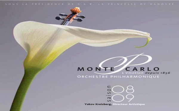 Le programme de l'Orchestre Philharmonique de Monte-Carlo, de mars à août 2009