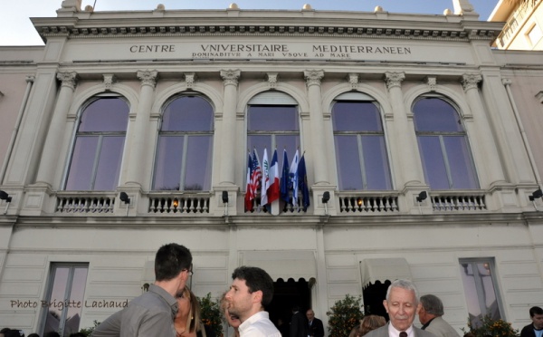 ELIE WIESEL PRIX NOBEL DE LA PAIX A NICE AU CENTRE UNIVERSITAIRE