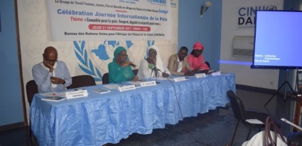 Journée internationale de la paix célébrée au Sénégal