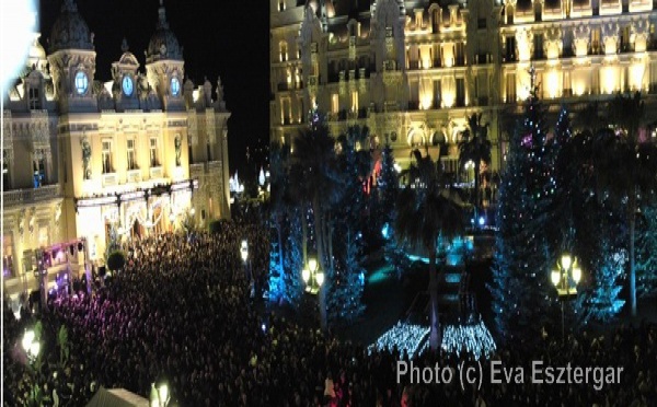 Nuit de réveillon effervescente à Monaco