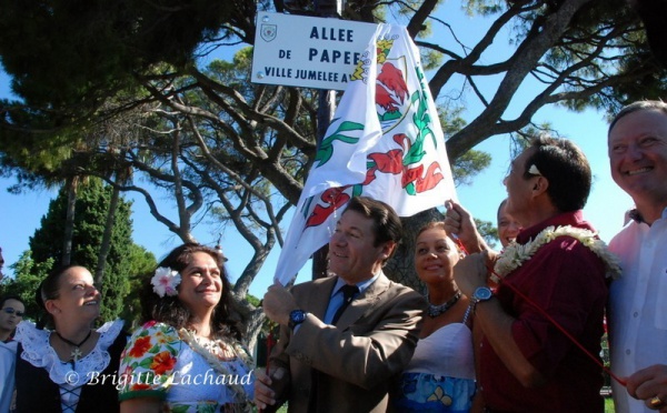 NICE INAUGURE L'ALLEE DE PAPEETE