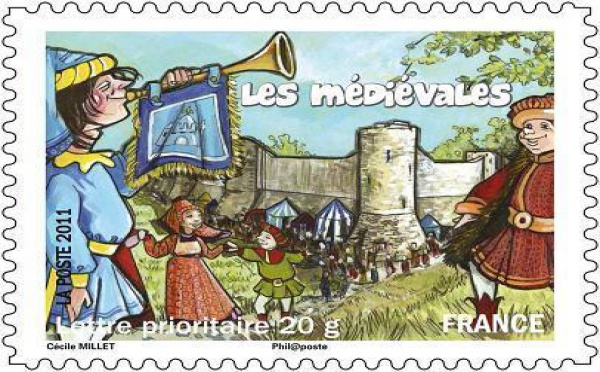 Un timbre collector pour Les Médiévales de Provins