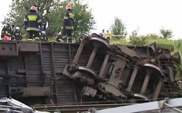 Accident de train entre Katowice et Varsovie