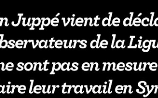 La situation des droits humains en Syrie