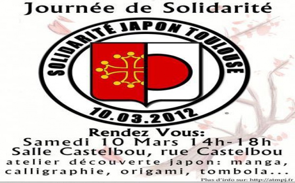 Vie associative: Journée de Solidarité pour le Japon à Toulouse