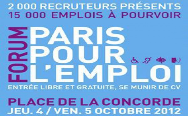 Forum Paris pour l'Emploi 2012