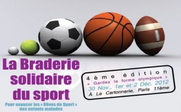 Vie associative - 1 Maillot Pour La Vie: 4e édition de La Braderie Solidaire du Sport