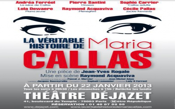 La véritable histoire de Maria Callas enchante son public au Théâtre Déjazet